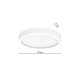 lafabryka.pl Plafon GEA WHITE 36W LED Ø390 mm ML6393 Milagro